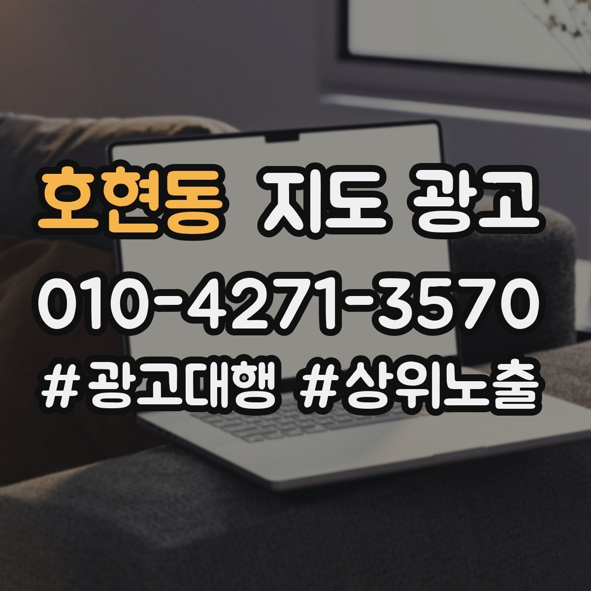 호현동 지도 광고
