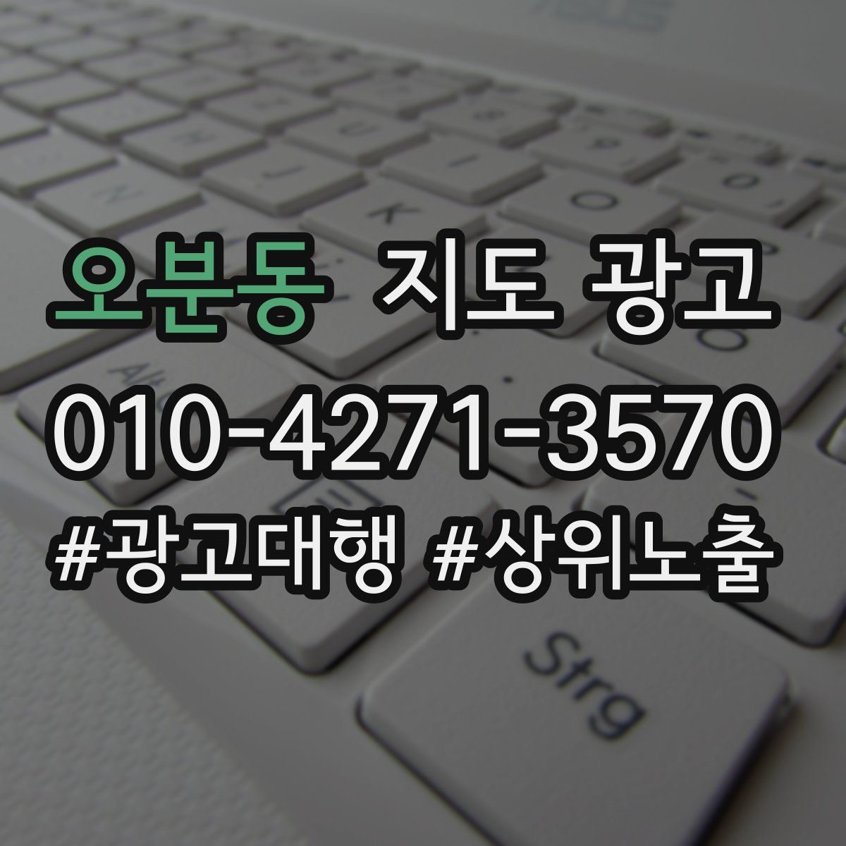 오분동 지도 광고