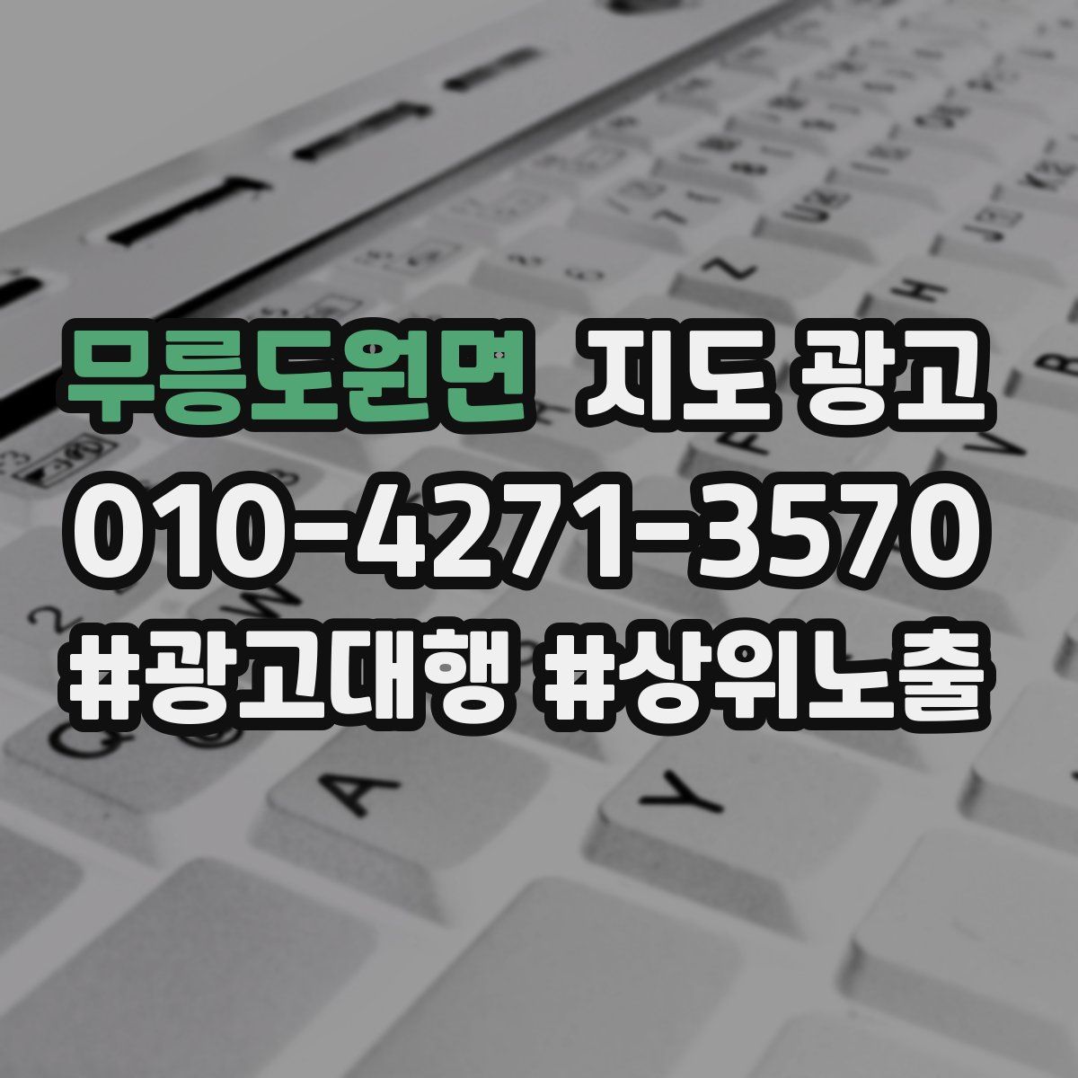 무릉도원면 지도 광고