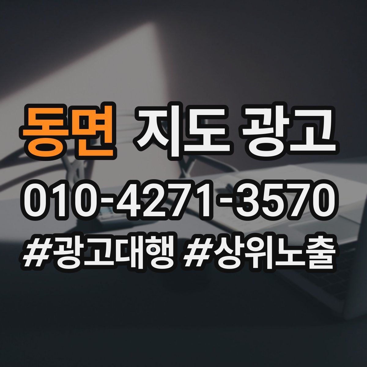 동면 지도 광고