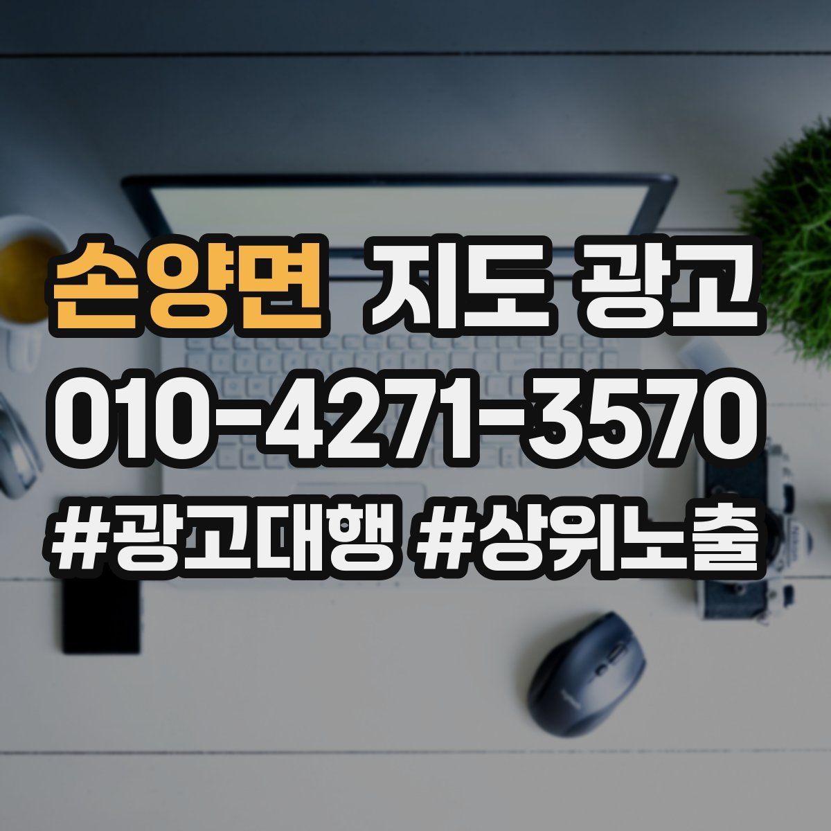 손양면 지도 광고