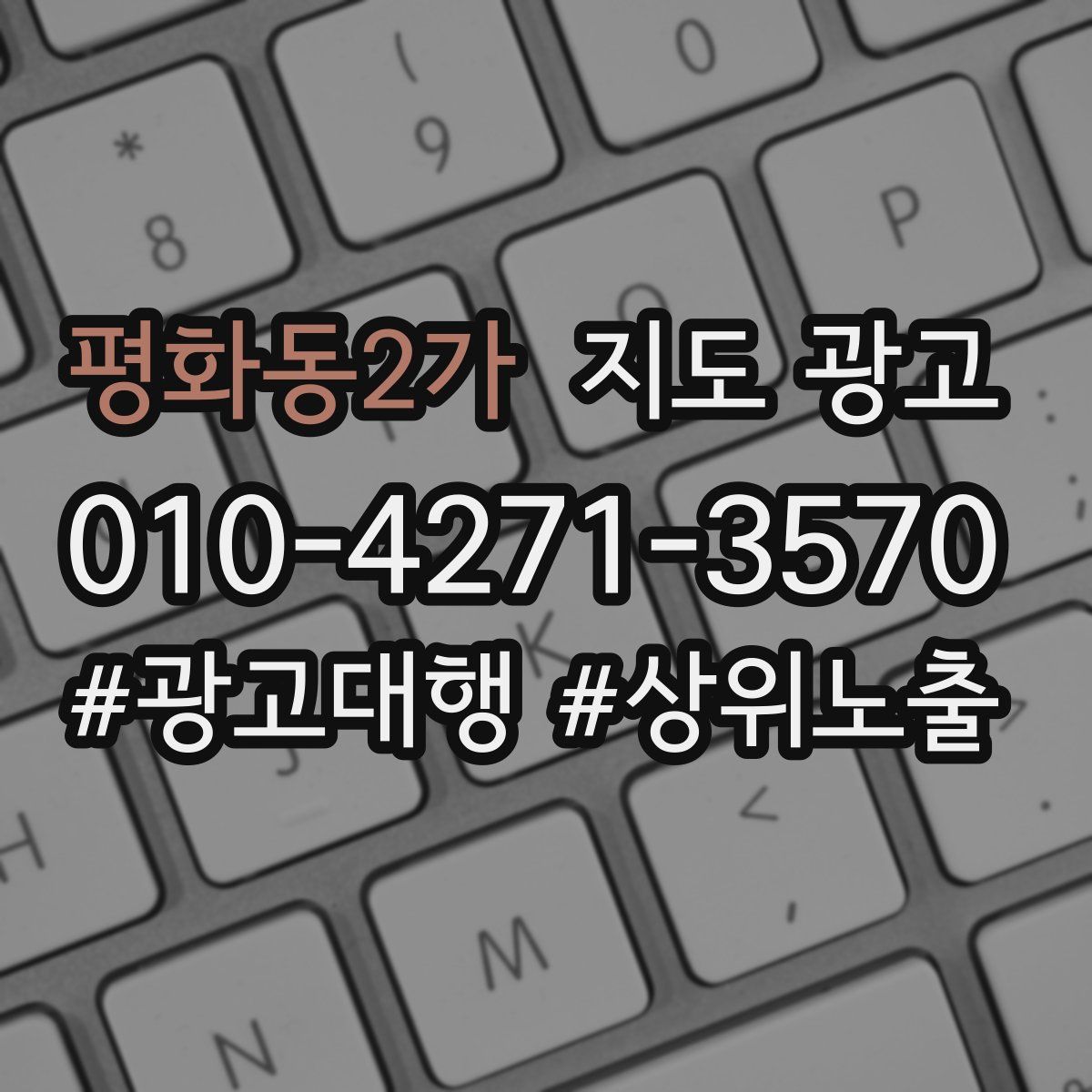 평화동2가 지도 광고