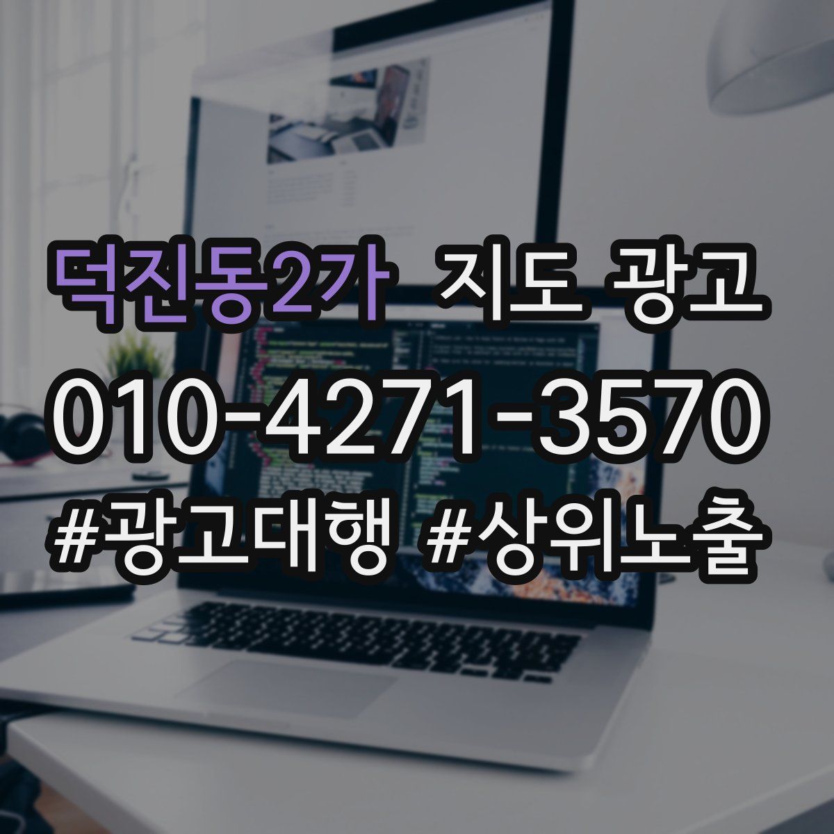 덕진동2가 지도 광고