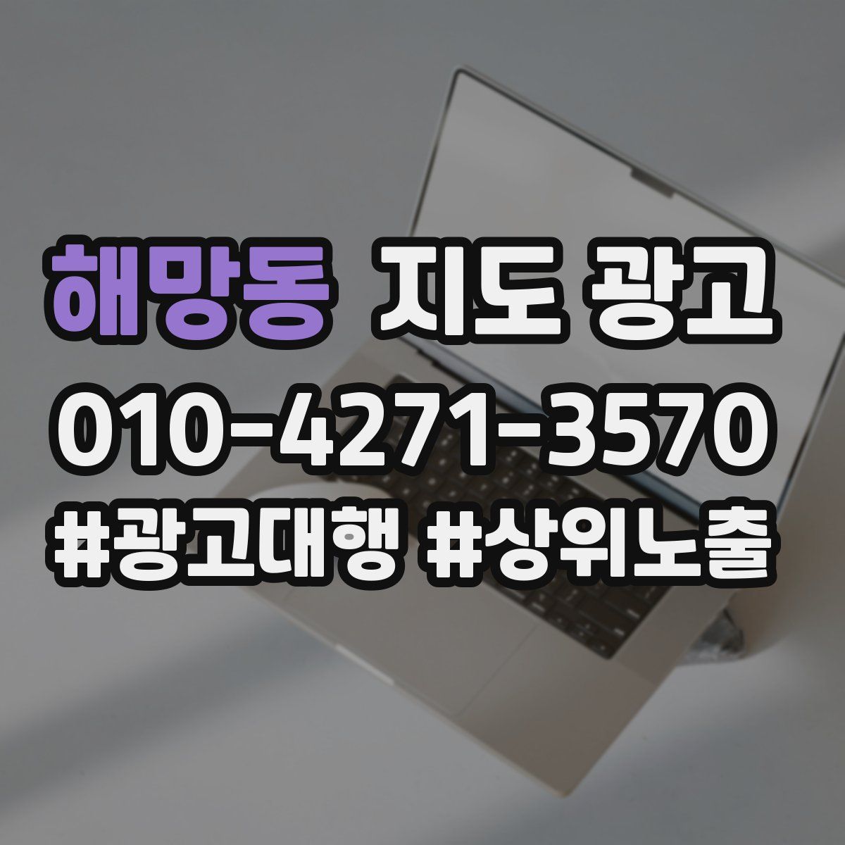 해망동 지도 광고