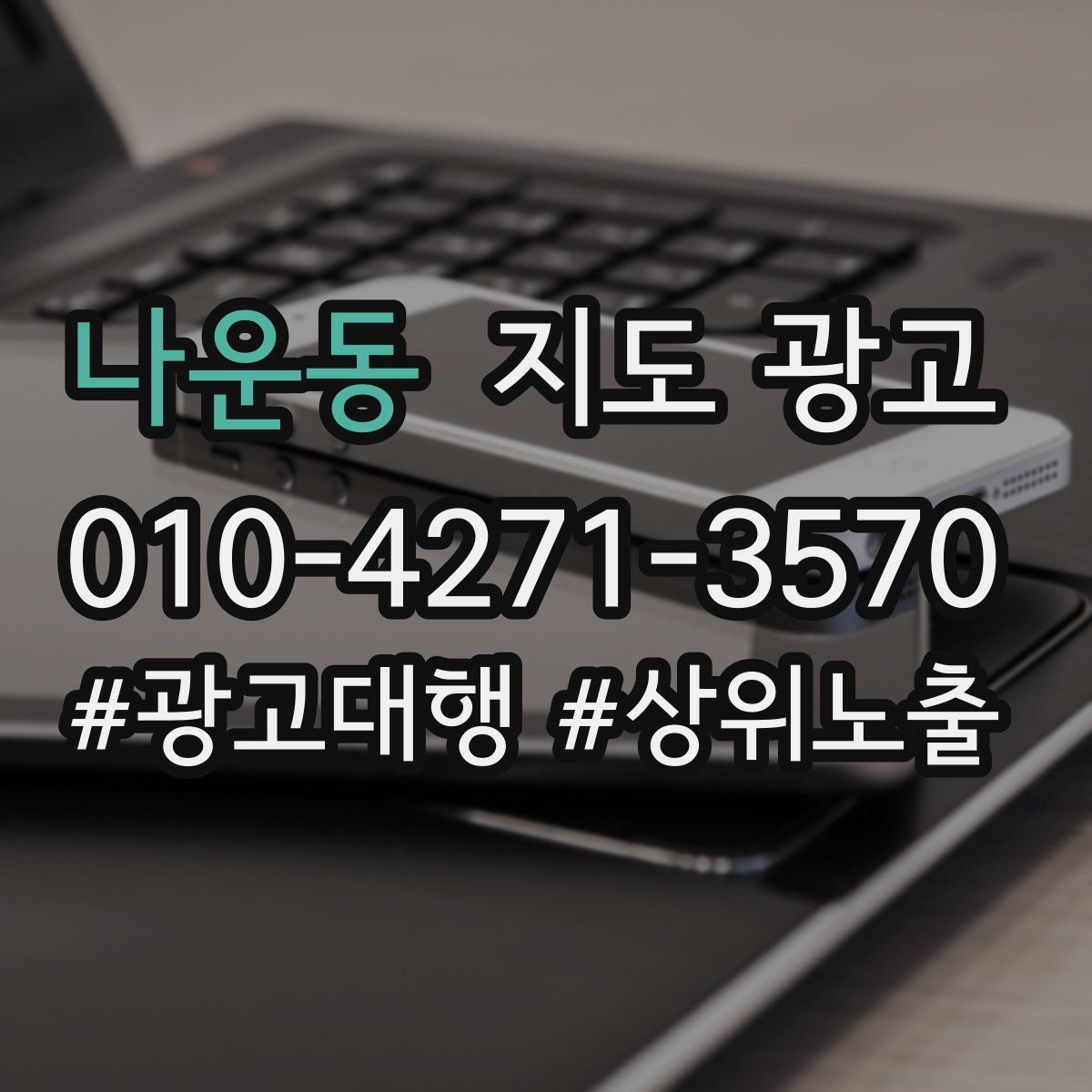 나운동 지도 광고