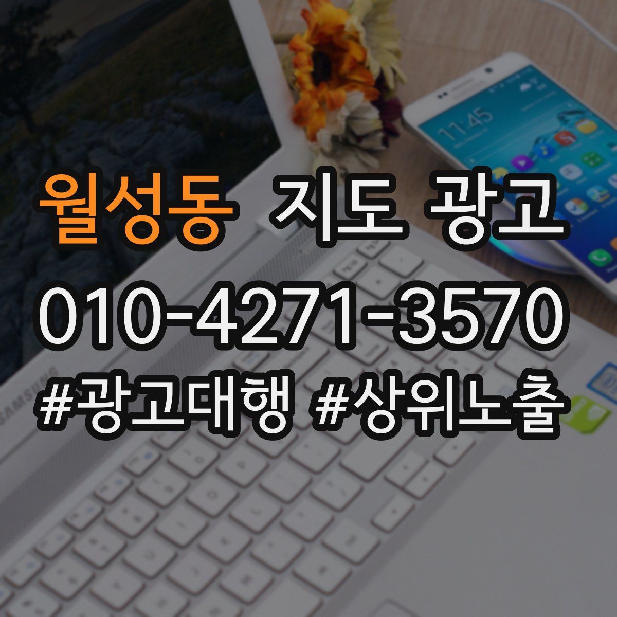 월성동 지도 광고