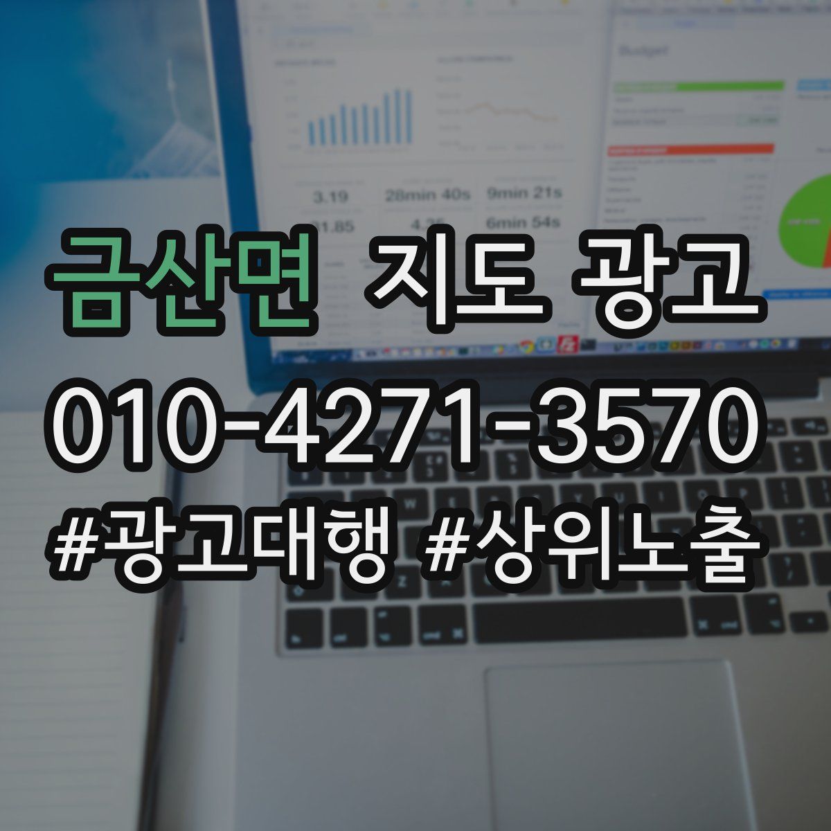 금산면 지도 광고