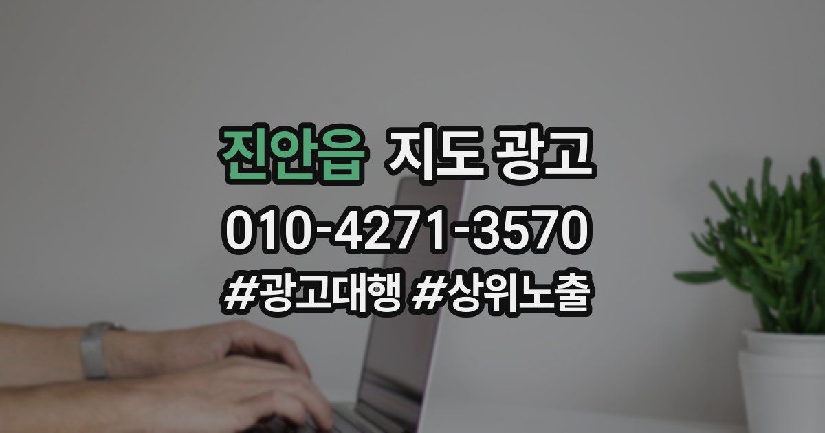 진안읍 지도 광고