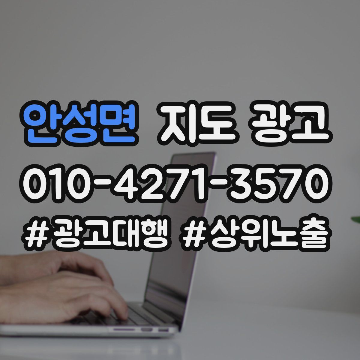 안성면 지도 광고