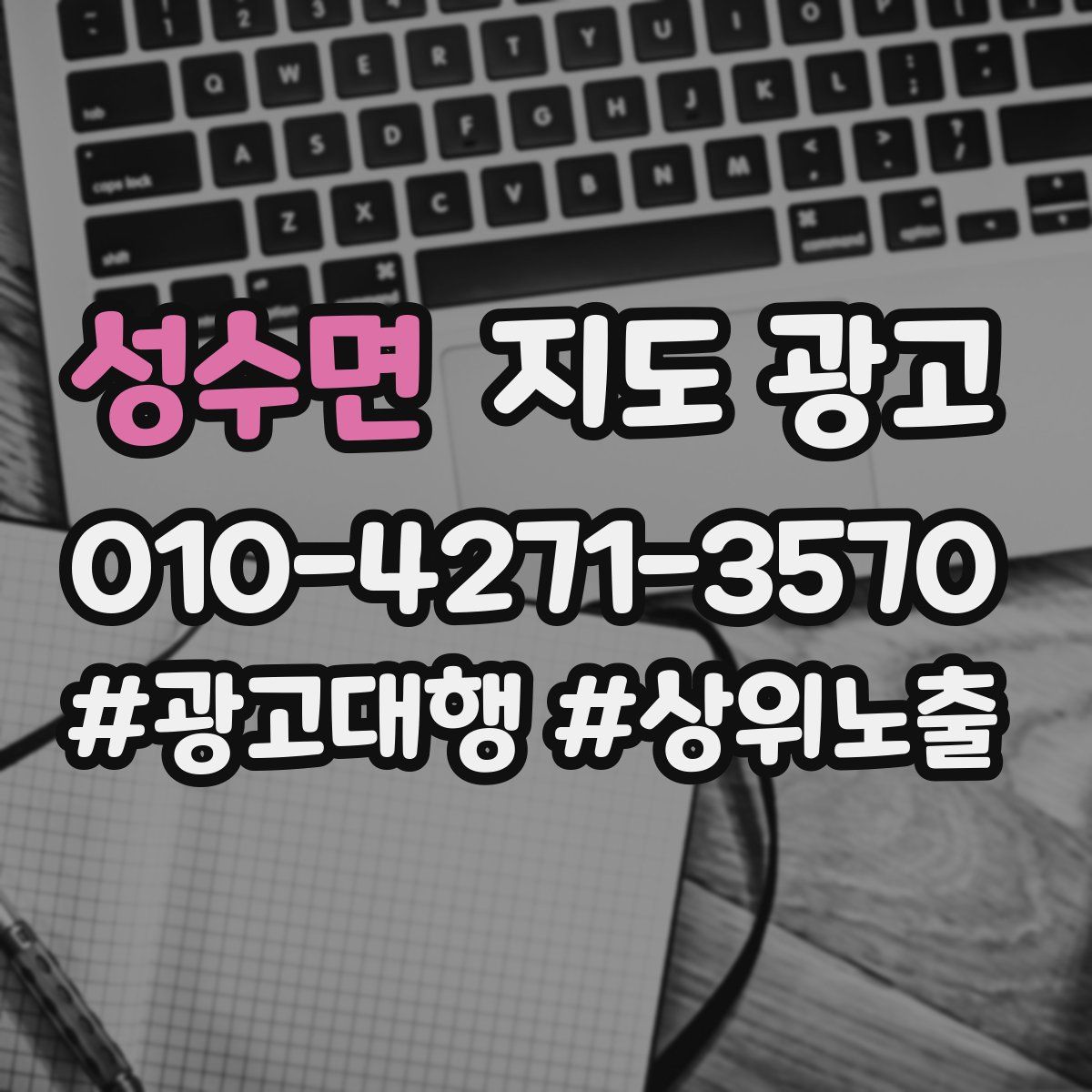 성수면 지도 광고