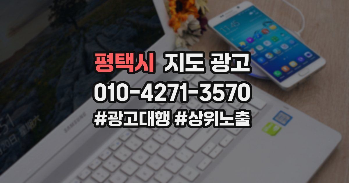 평택시 지도 광고