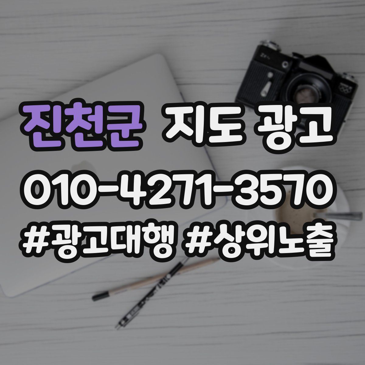진천군 지도 광고