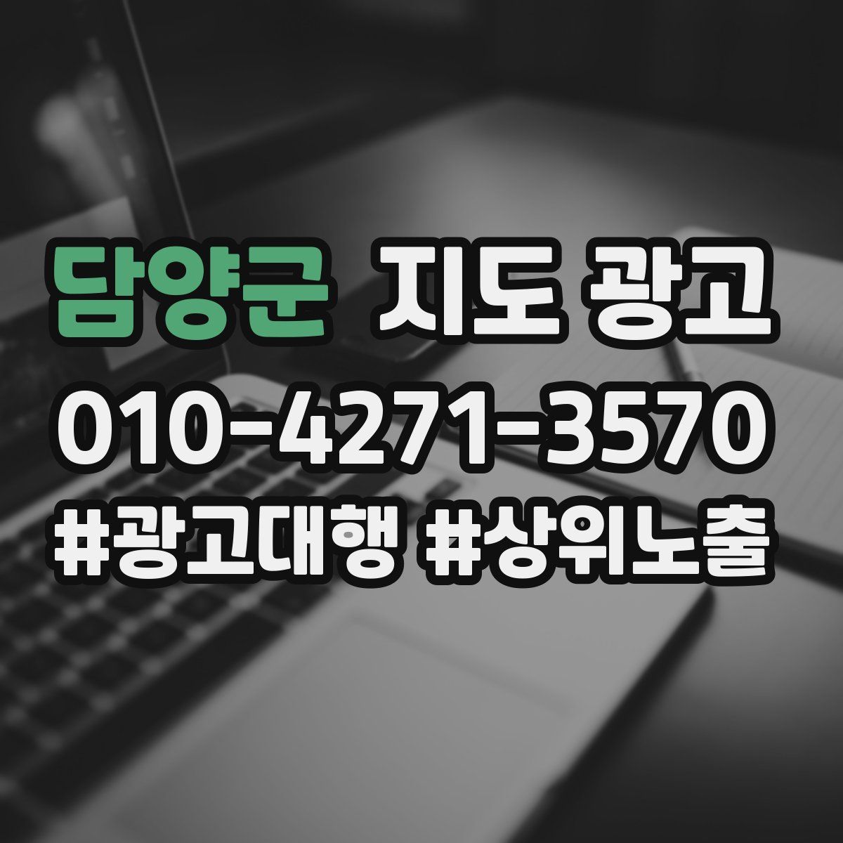 담양군 지도 광고