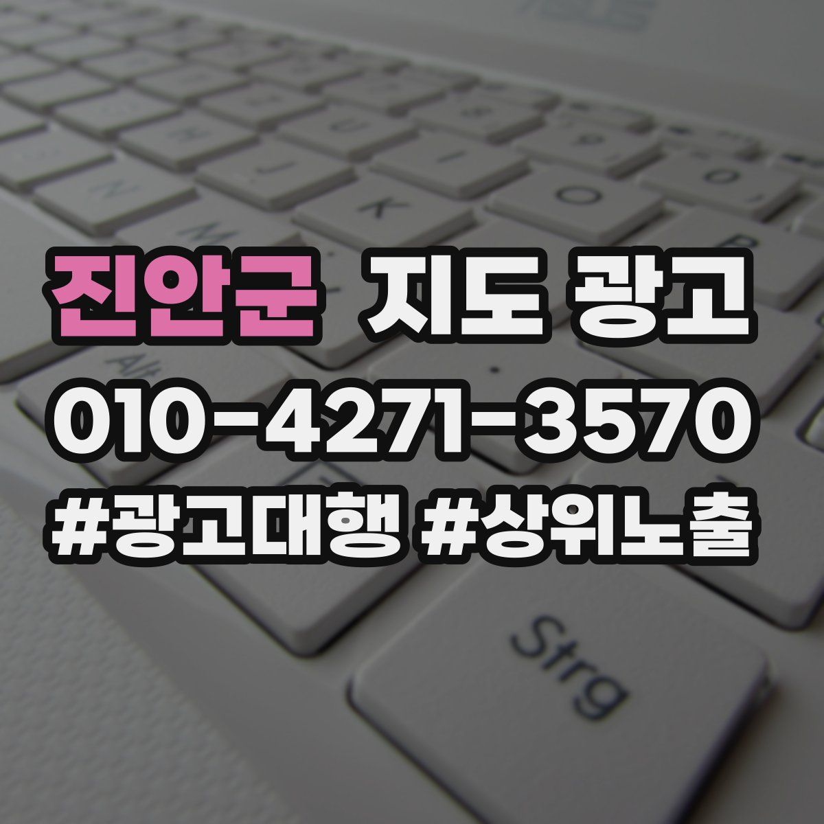 진안군 지도 광고