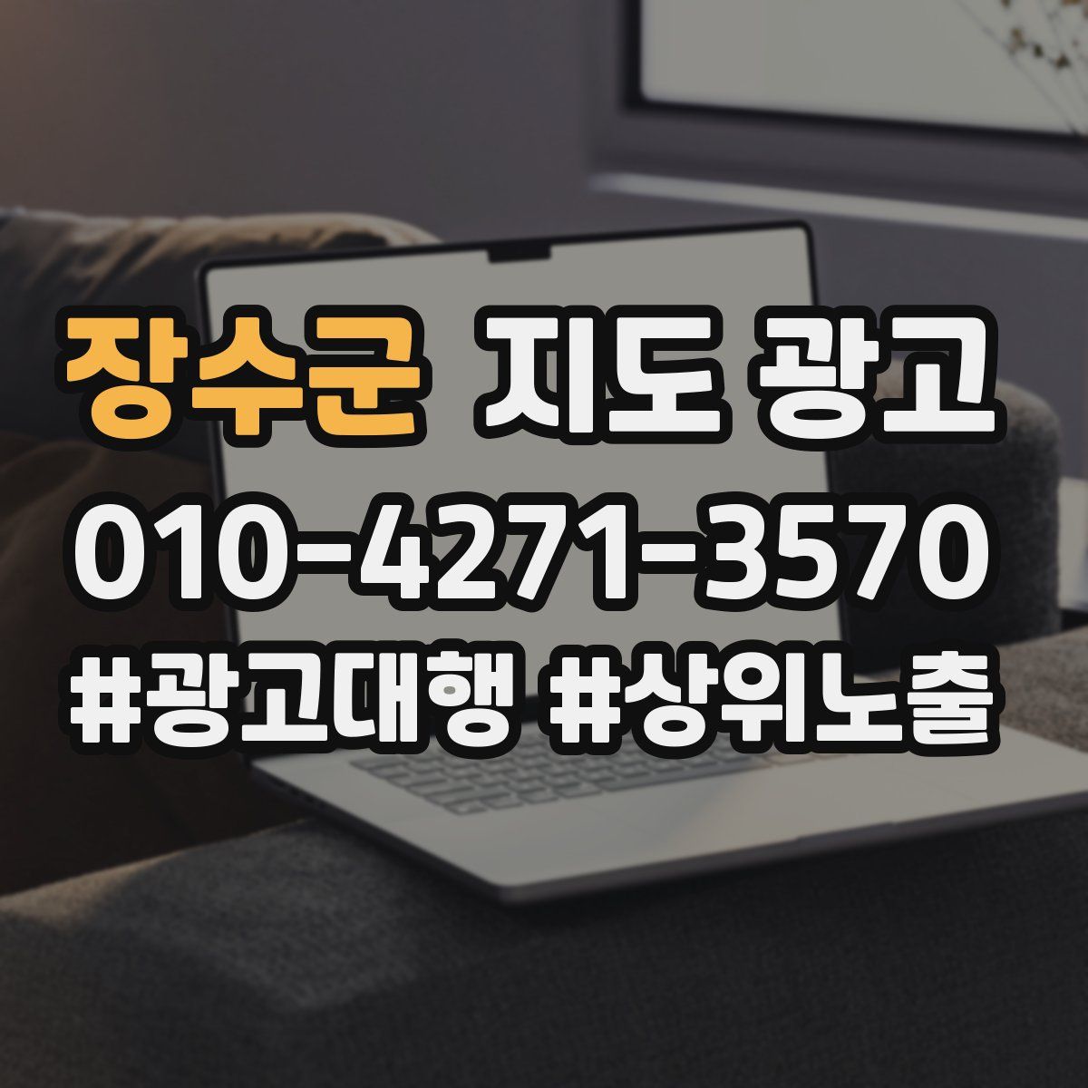 장수군 지도 광고
