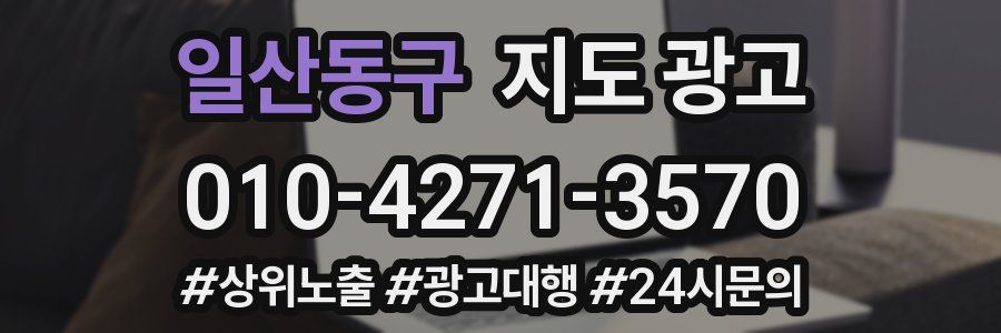일산동구 지도 광고