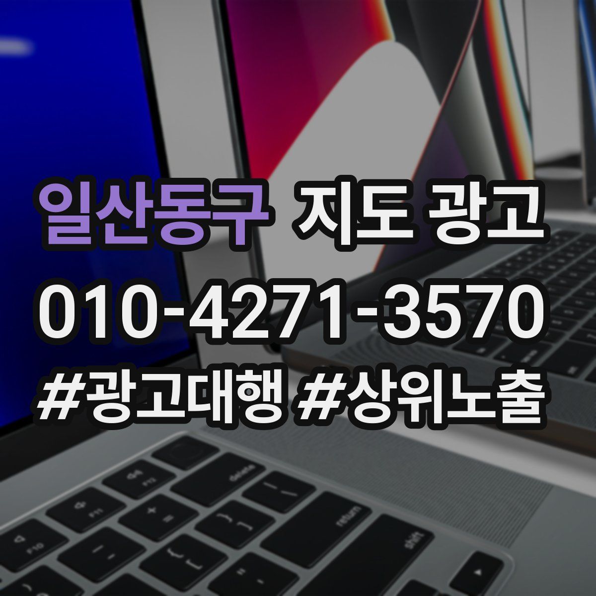 일산동구 지도 광고