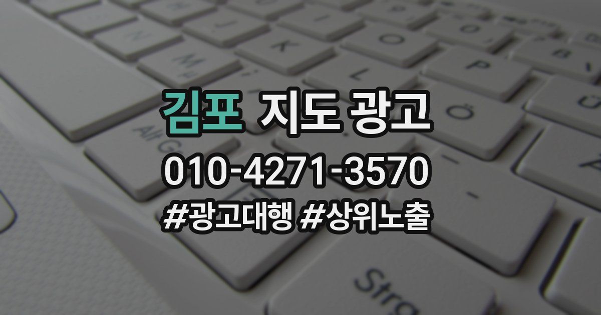 김포 지도 광고