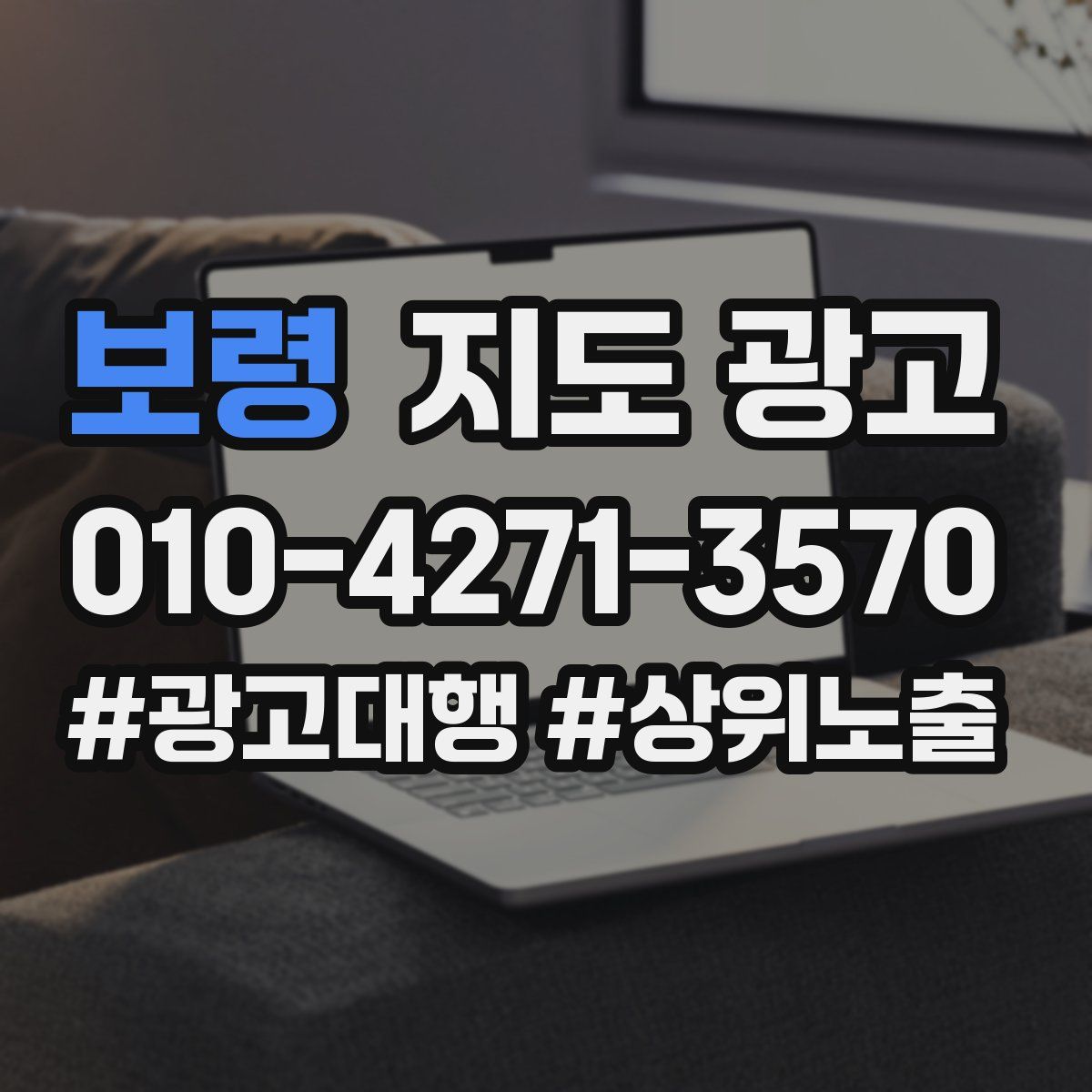 보령 지도 광고