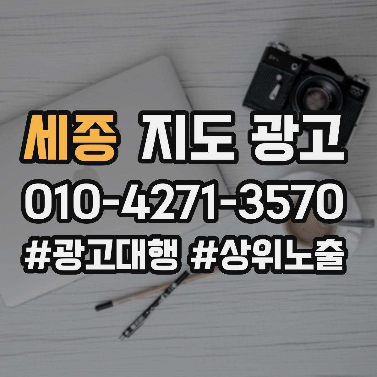 세종 지도 광고