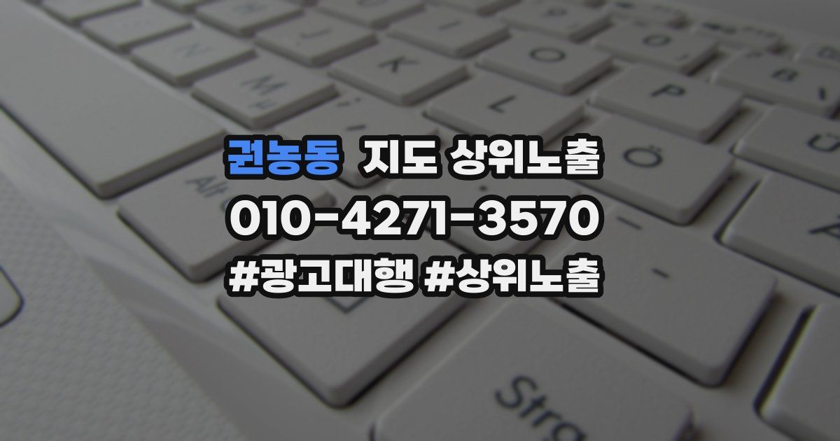 권농동 지도 상위 노출