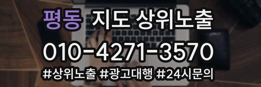 평동 지도 상위 노출