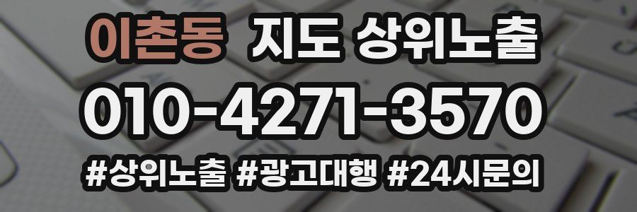 이촌동 지도 상위 노출