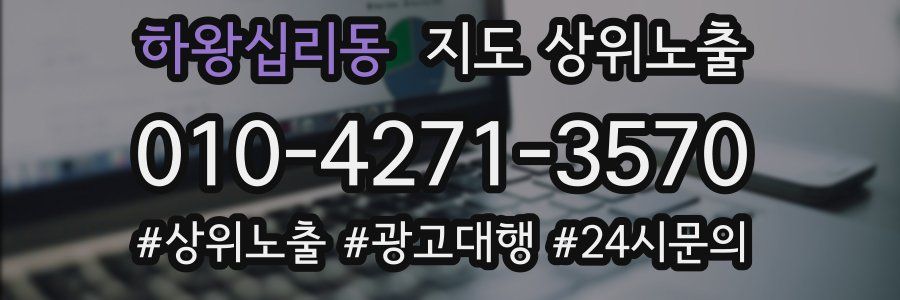 하왕십리동 지도 상위 노출