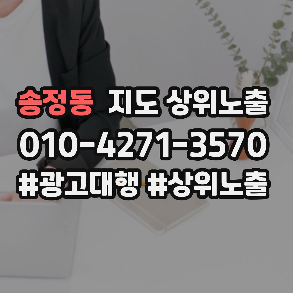 송정동 지도 상위 노출