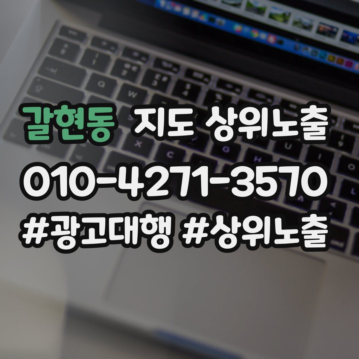 갈현동 지도 상위 노출