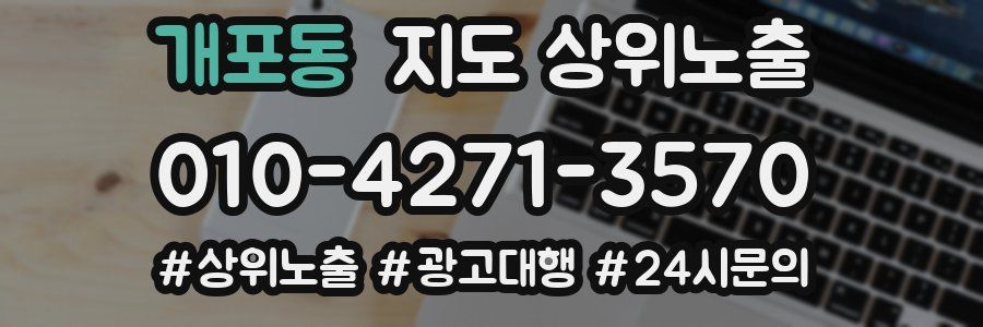 개포동 지도 상위 노출