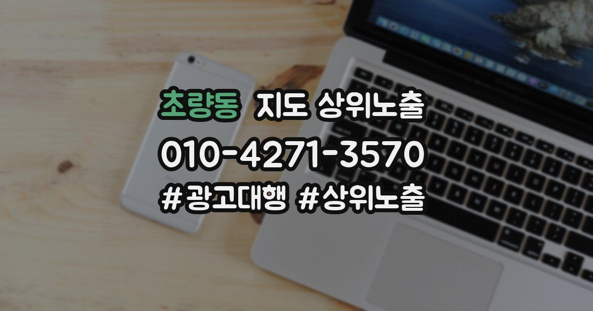 초량동 지도 상위 노출
