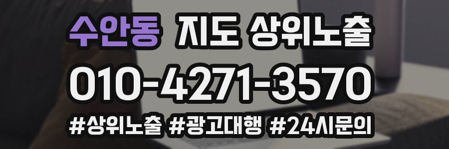수안동 지도 상위 노출