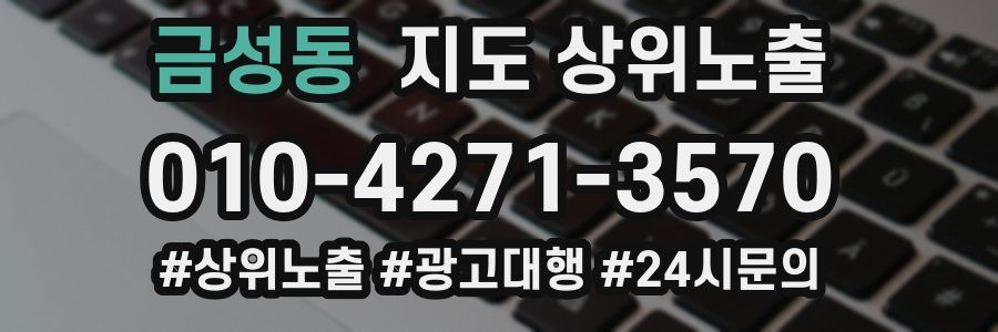 금성동 지도 상위 노출