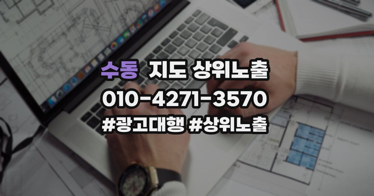 수동 지도 상위 노출