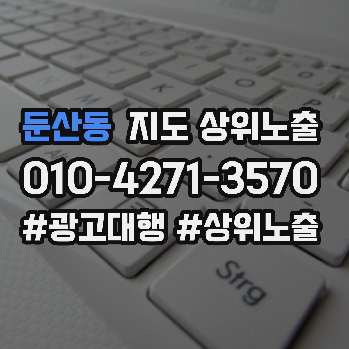 둔산동 지도 상위 노출