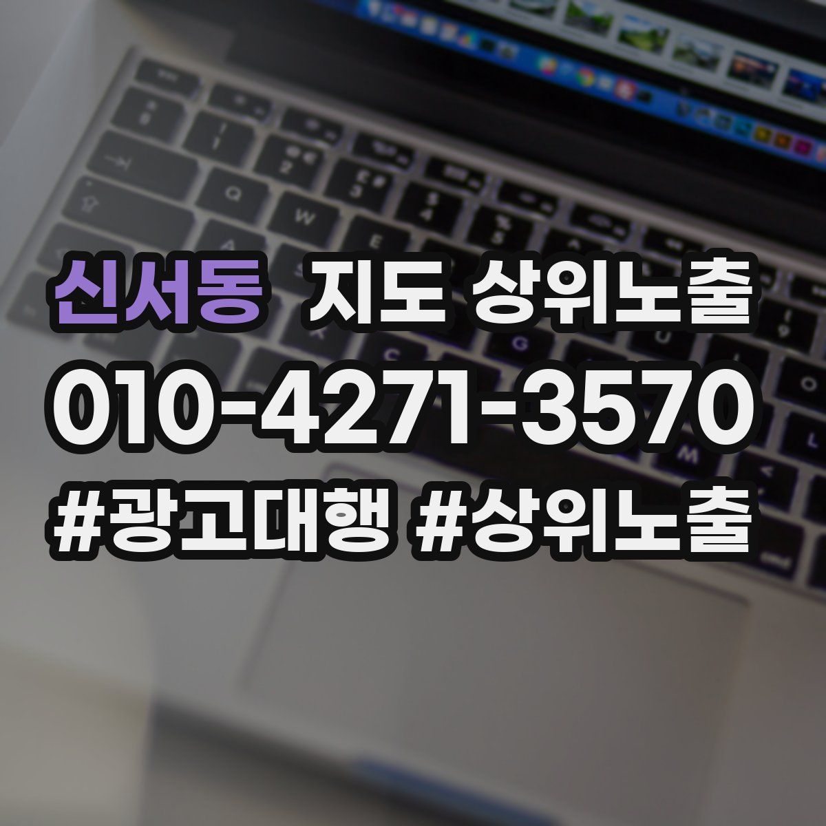 신서동 지도 상위 노출
