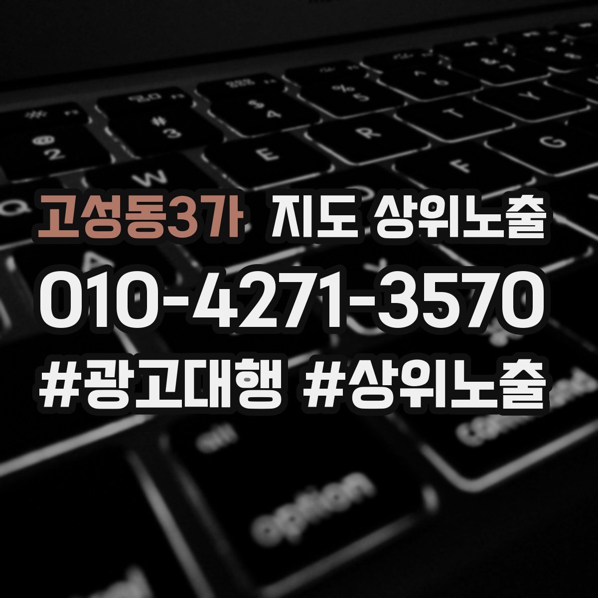 고성동3가 지도 상위 노출