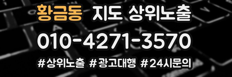 황금동 지도 상위 노출