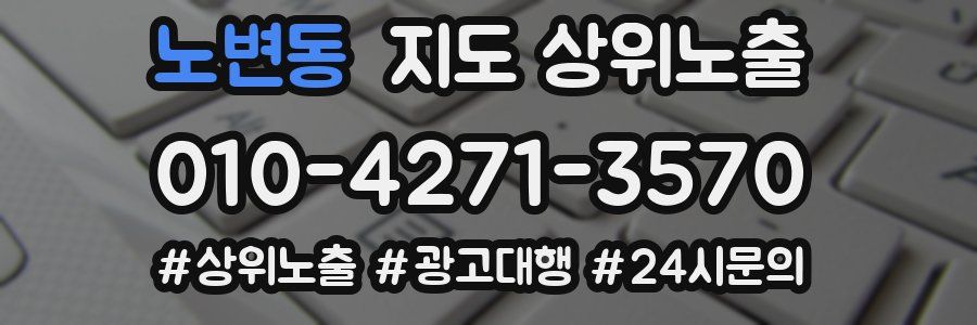 노변동 지도 상위 노출