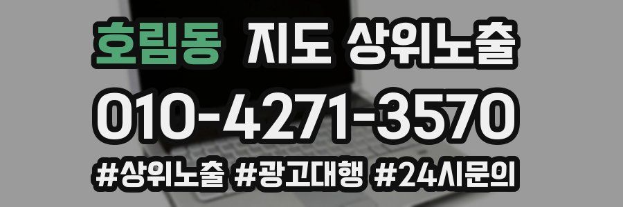 호림동 지도 상위 노출