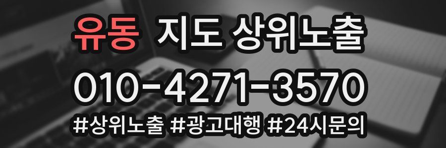 유동 지도 상위 노출
