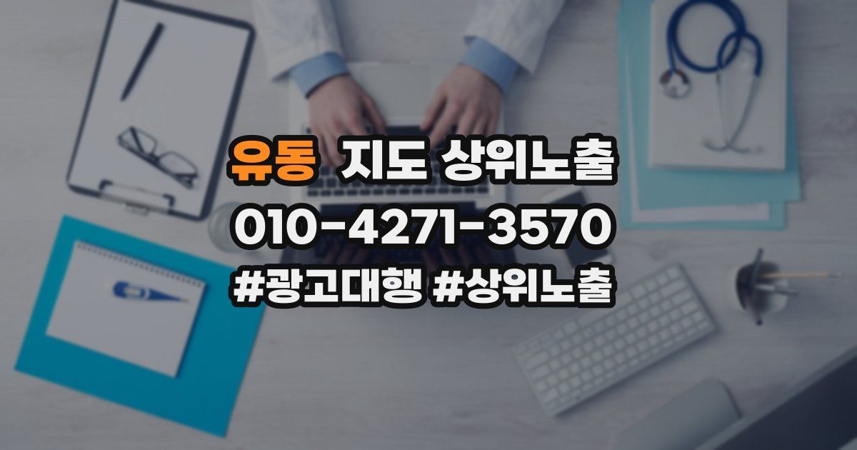 유동 지도 상위 노출