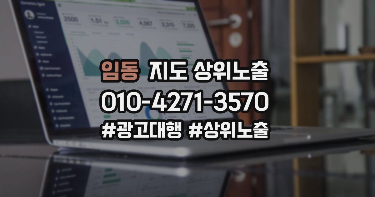 임동 지도 상위 노출