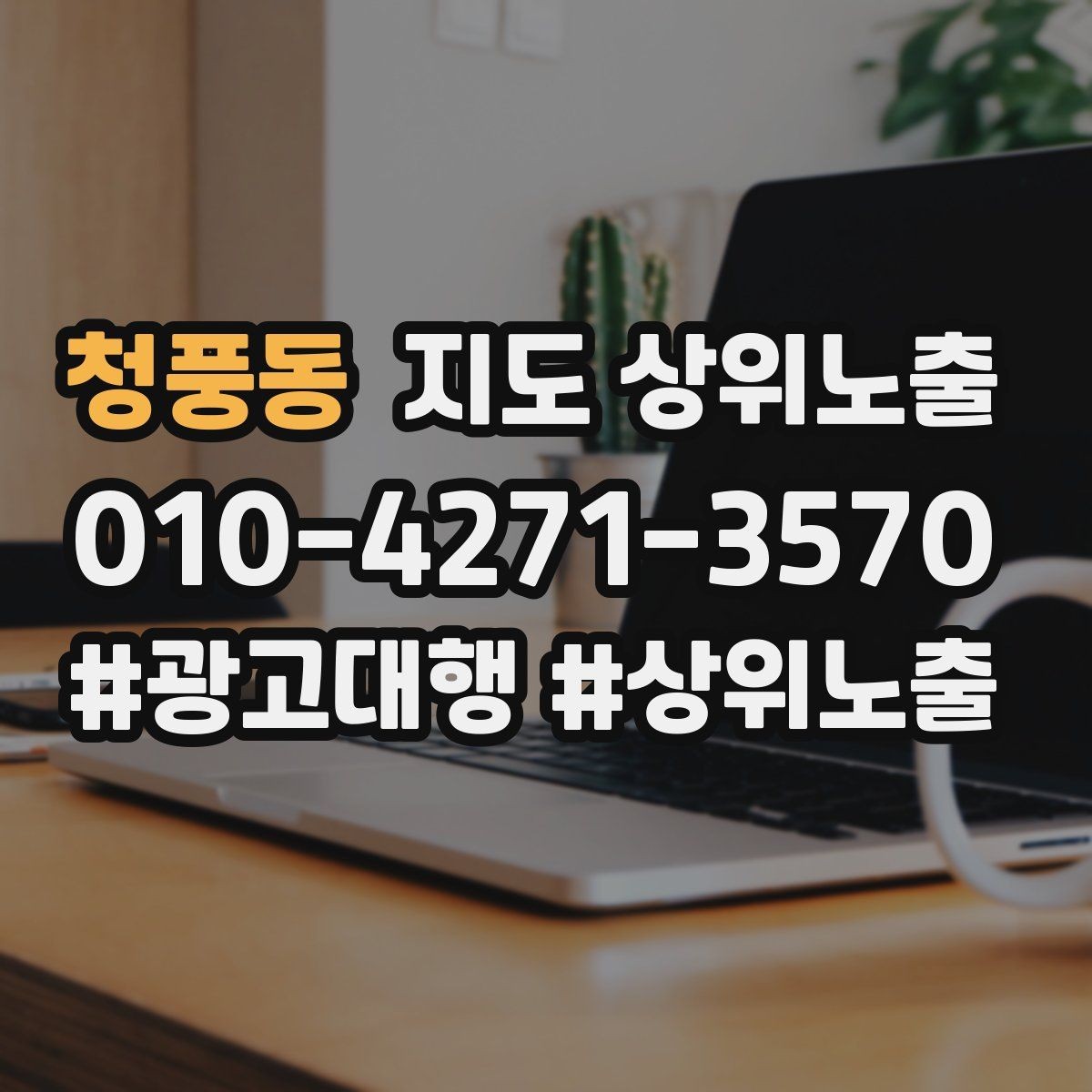 청풍동 지도 상위노출 성과 좋은 키워드만 남기는 정리 요령