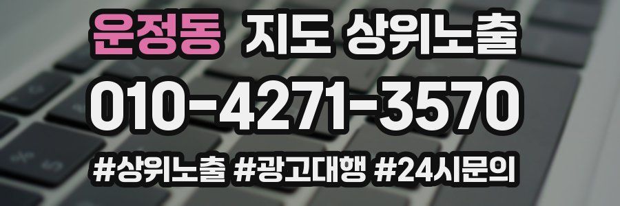 운정동 지도 상위 노출