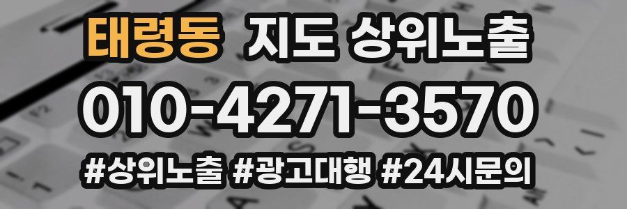 태령동 지도 상위 노출