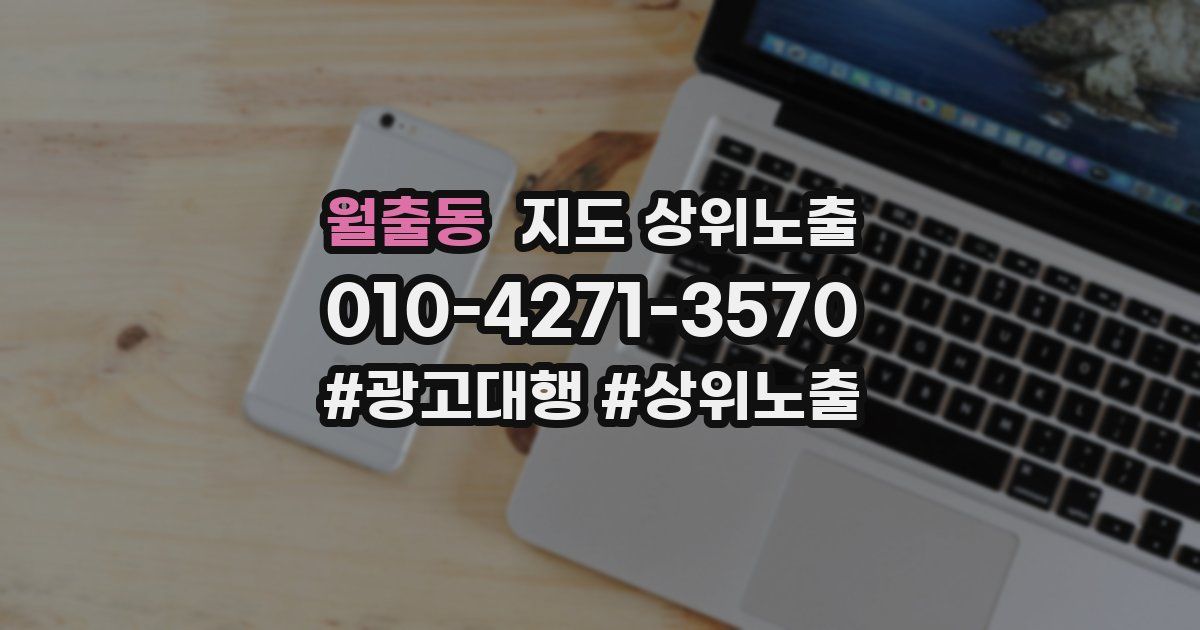 월출동 지도 상위 노출