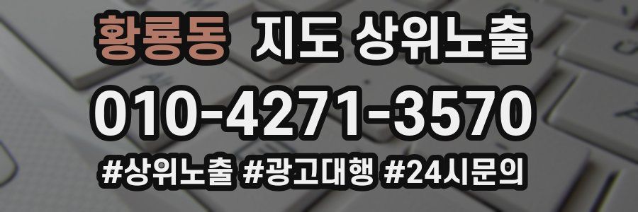 황룡동 지도 상위 노출