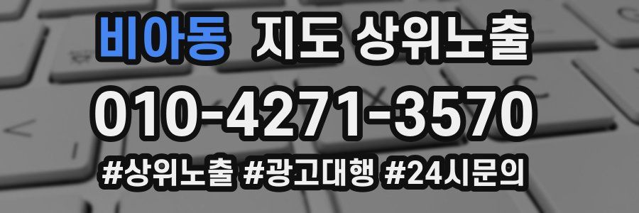 비아동 지도 상위 노출